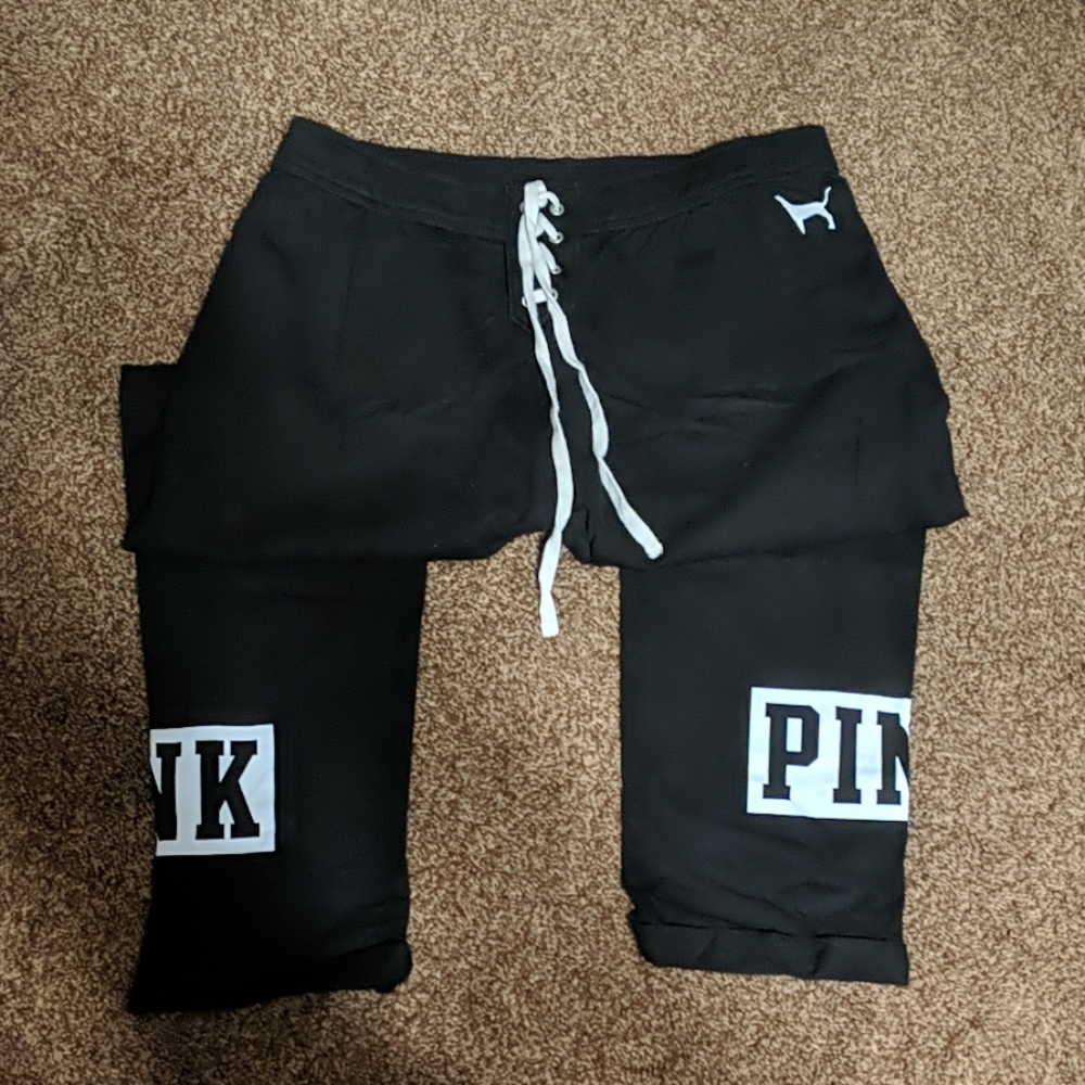 Pink sweat pants